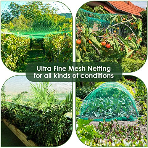 Ruolan KD Bird Netting For Garden Protect Vegetable Plants And Fruit Trees13X20Ft,Plastic Trellis Netting thumb #4