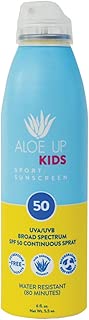 Aloe Up Sun & Skin Care Products Kids SPF 50 Continuous Spray Sunscreen - coolthings.us