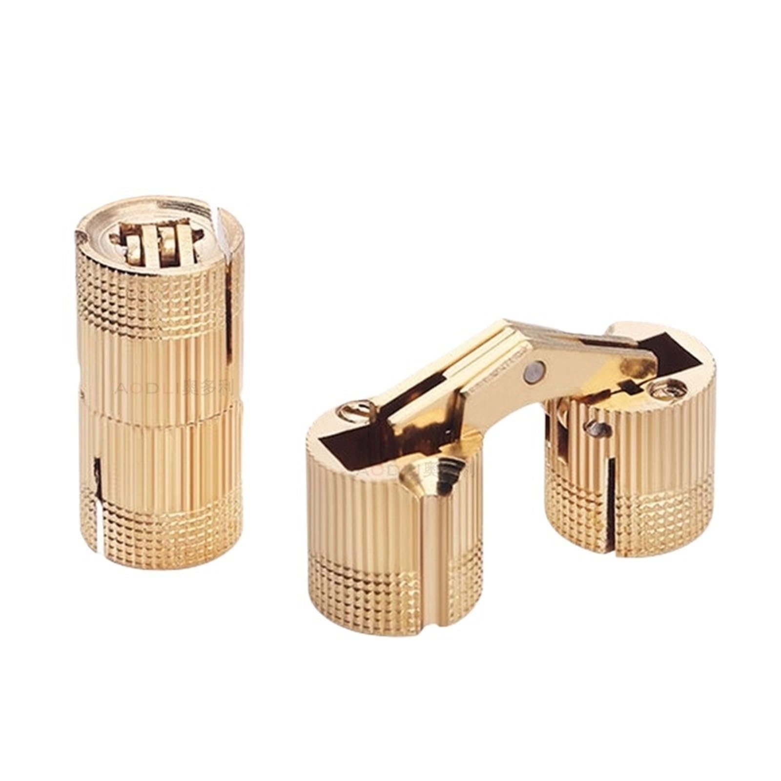 Kdhcvkz 16Mm 1Pcs 8-18Mm Copper Brass Door Hinges Hidden Cabinet Concealed Hinge(16Mm)
