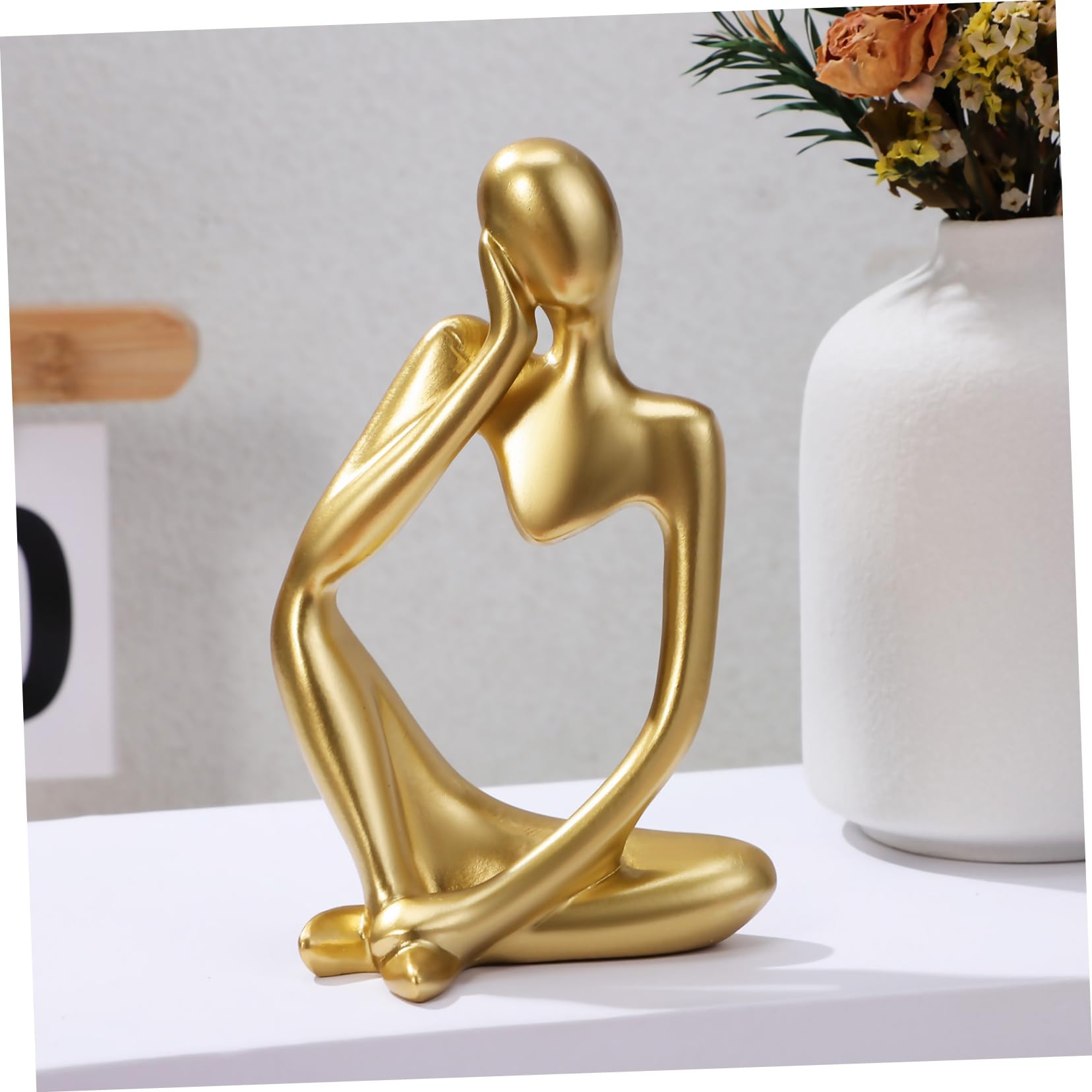 8 STK Ornamente zum einzug für den einzug wichtelfiguren Einweihungsgeschenk Wohnaccessoire Statuen für die Inneneinrichtung Denker-Statue Bürodekoration Harz