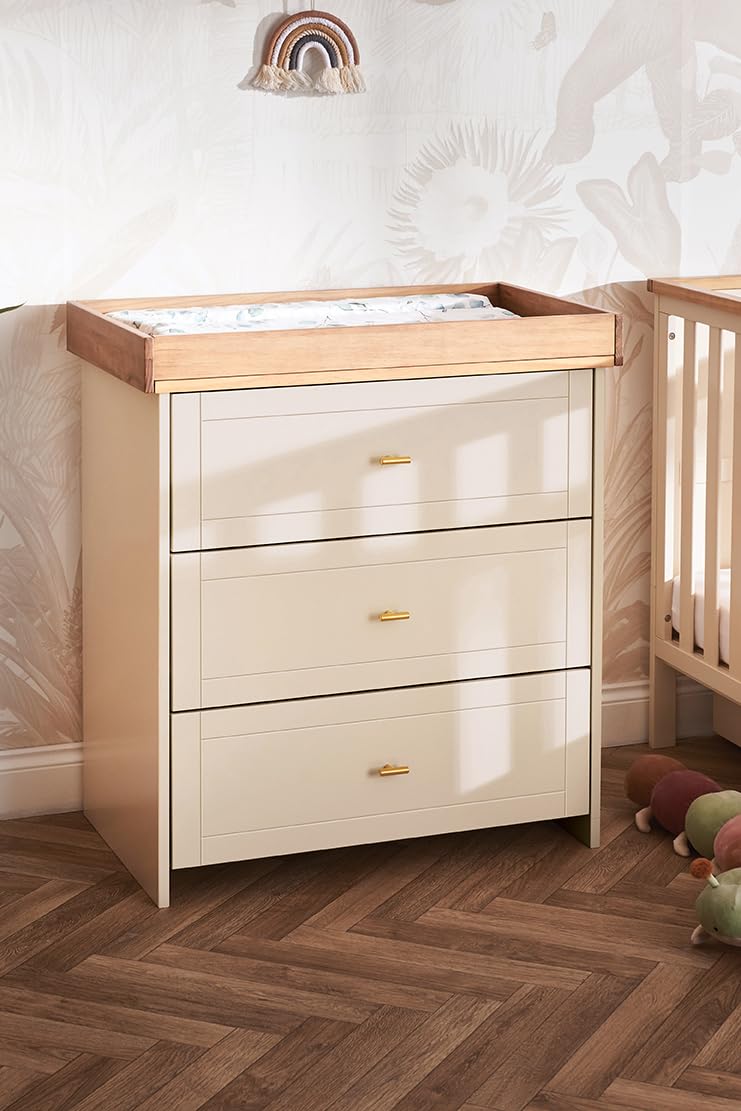 Evie Changing Unit – Cashmere – Nursery Storage & Baby Changing Station