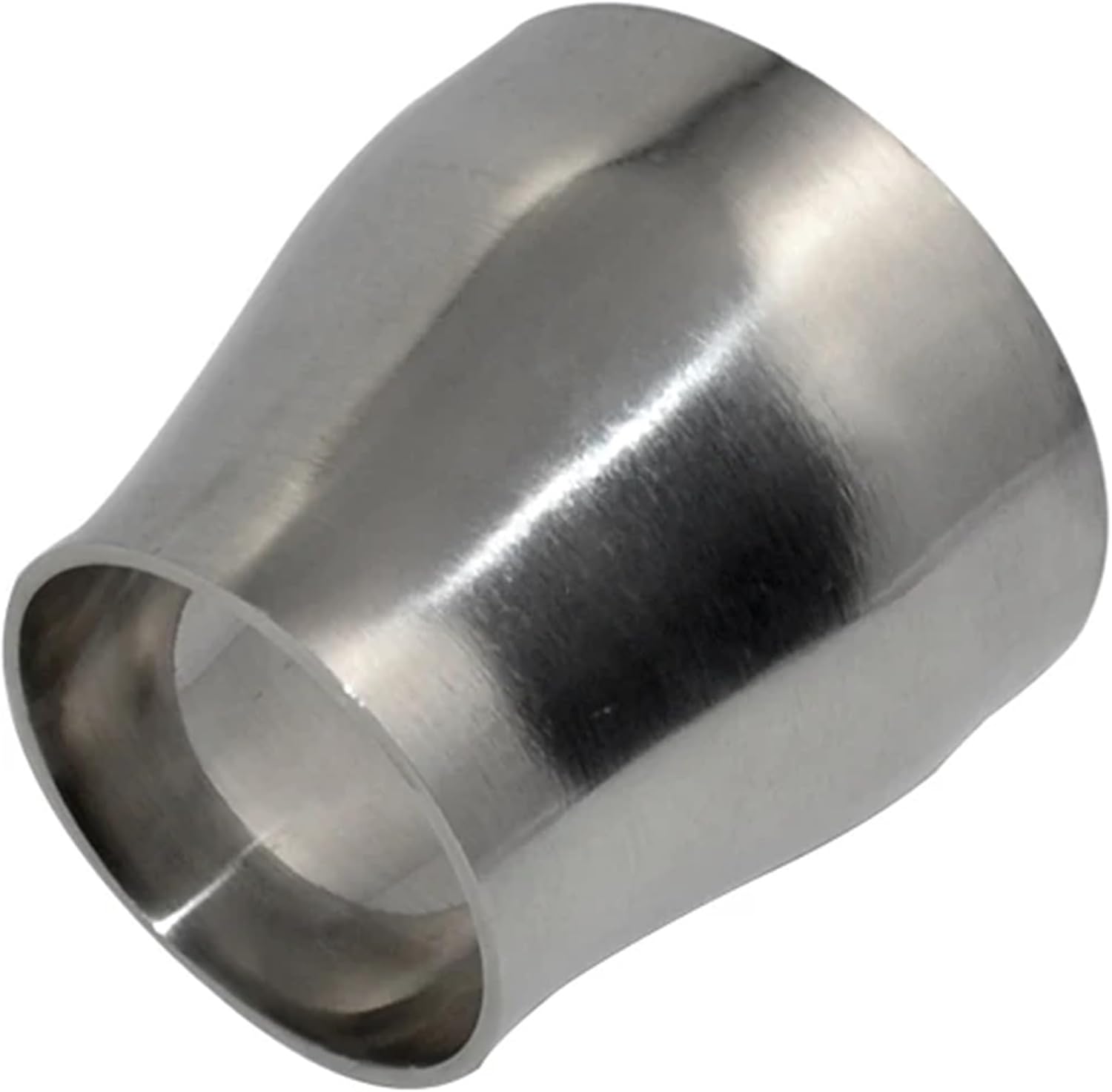 1pc Car Accessories Stainless Steel 316 Conversion Tube Exhaust Pipe Adapter Sanitary Weld Concentic Reducer Fitting(2-1I2 X 1-3I4)