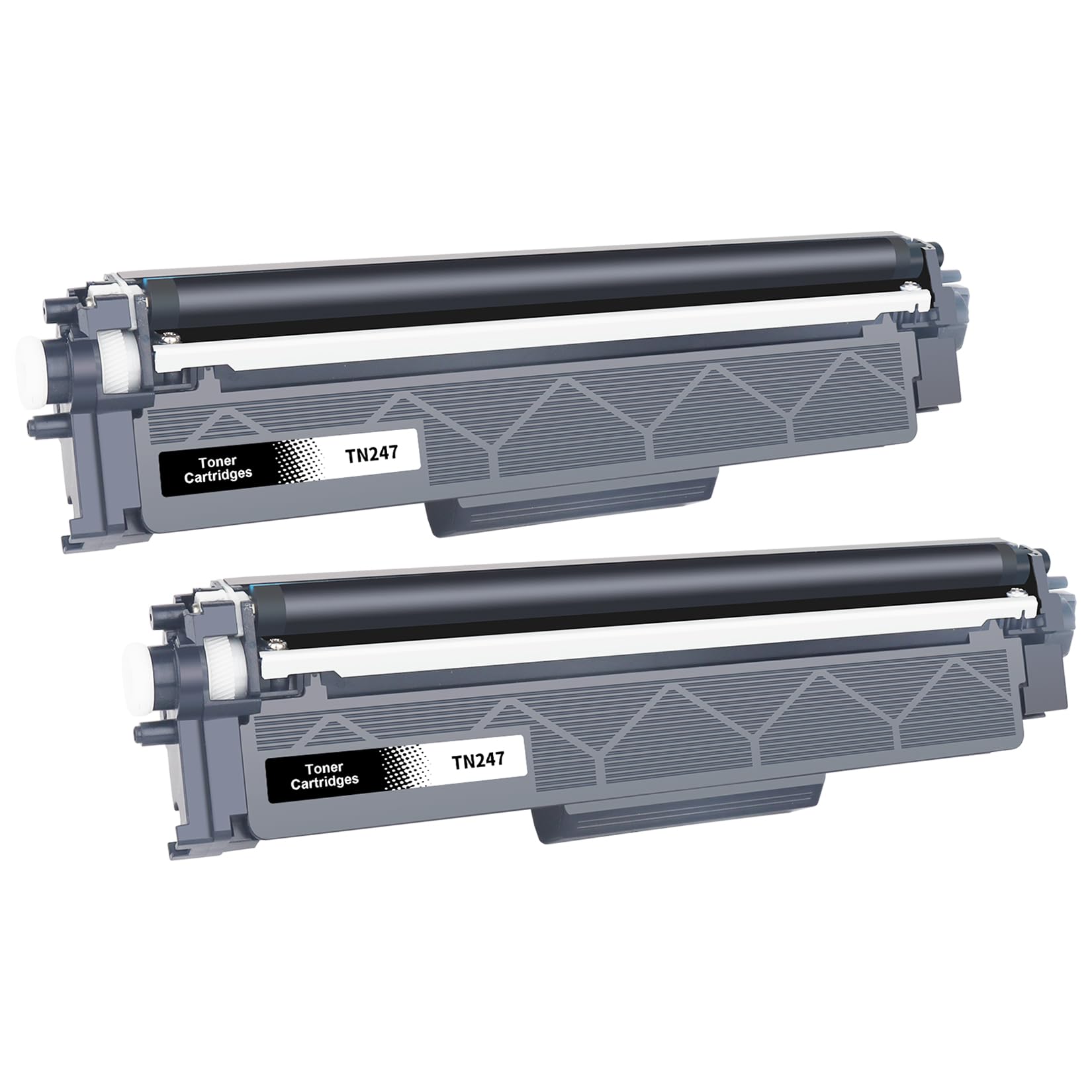 Lot De 2 Toners Noirs Yowell TN247 – Compatible Brother TN247 – Pour Imprimantes Laser Couleur Brother