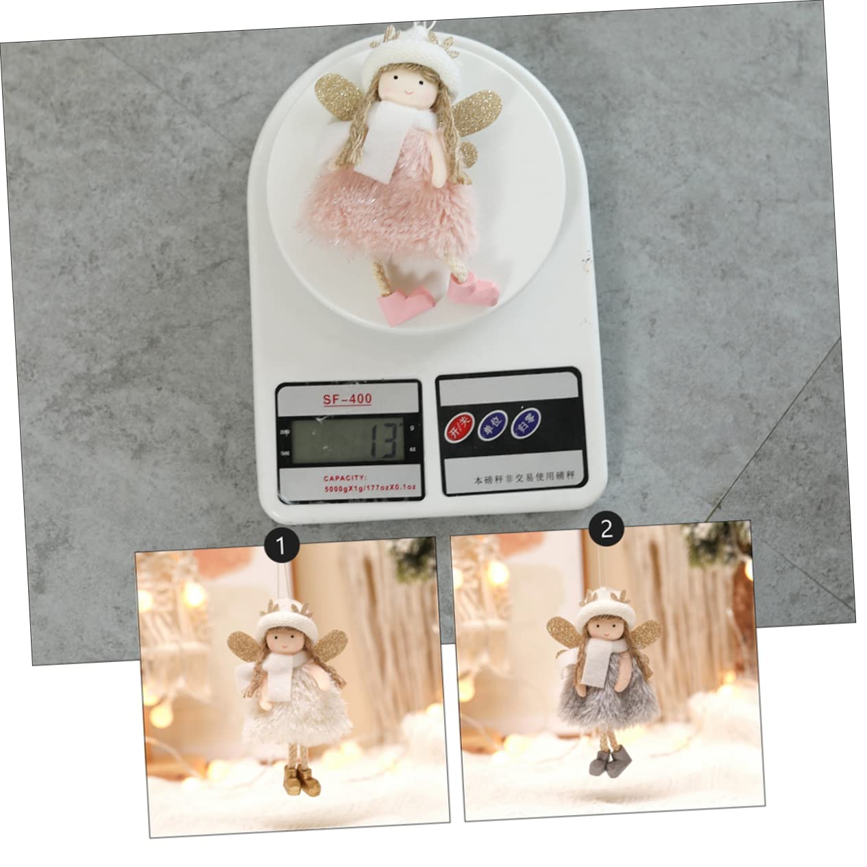 NOLITOY 9piezas Adornos Navideños Colgantes De Ángel De para Decoración De Árbol De Navidad Accesorios Festivos Diseño Encantador