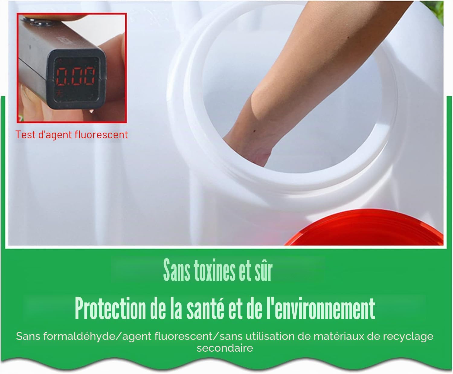 Jerrican Eau Jerrican Eau avec Robinet en Grande capacité réservoir Eau Potable Extérieur Cuve Eau Camping Car pour Pique-Nique randonnée Caravane Bidon d'eau Qualité Alimentaire(Size:50L)