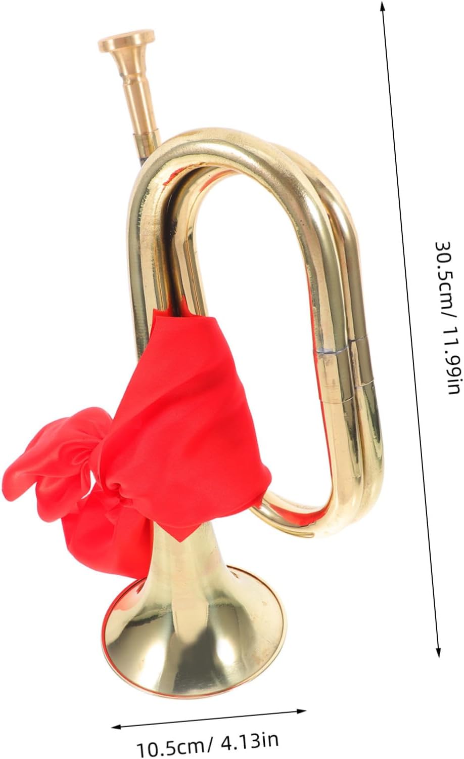 Beginners Musical Instrument Metal Bugle Trumpet Band Horn Teen Trumpet for Stage Performance