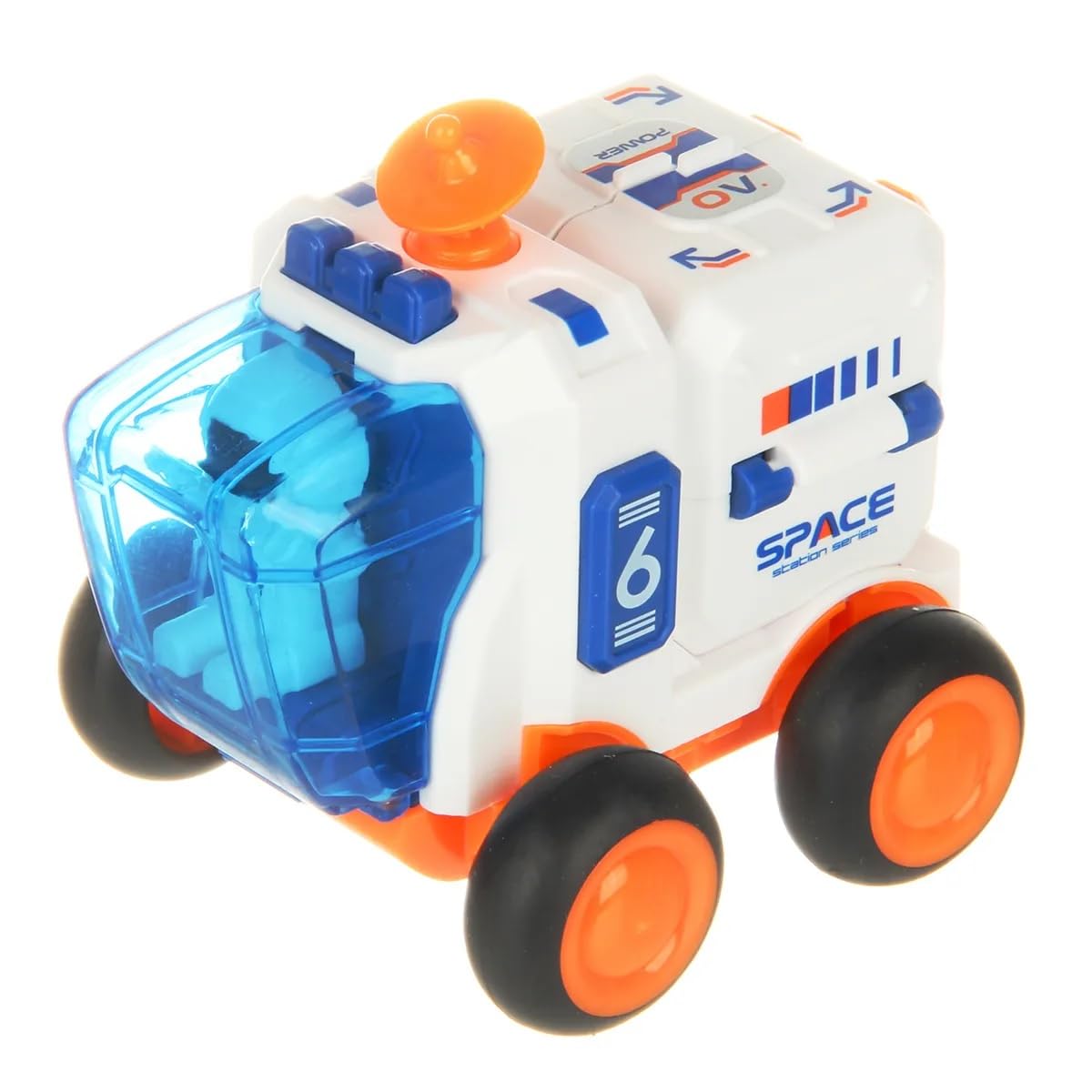 Jo Baby Friction Powered Space Exploration Rover Car Toy, Space Inertia Car Toy for Kids