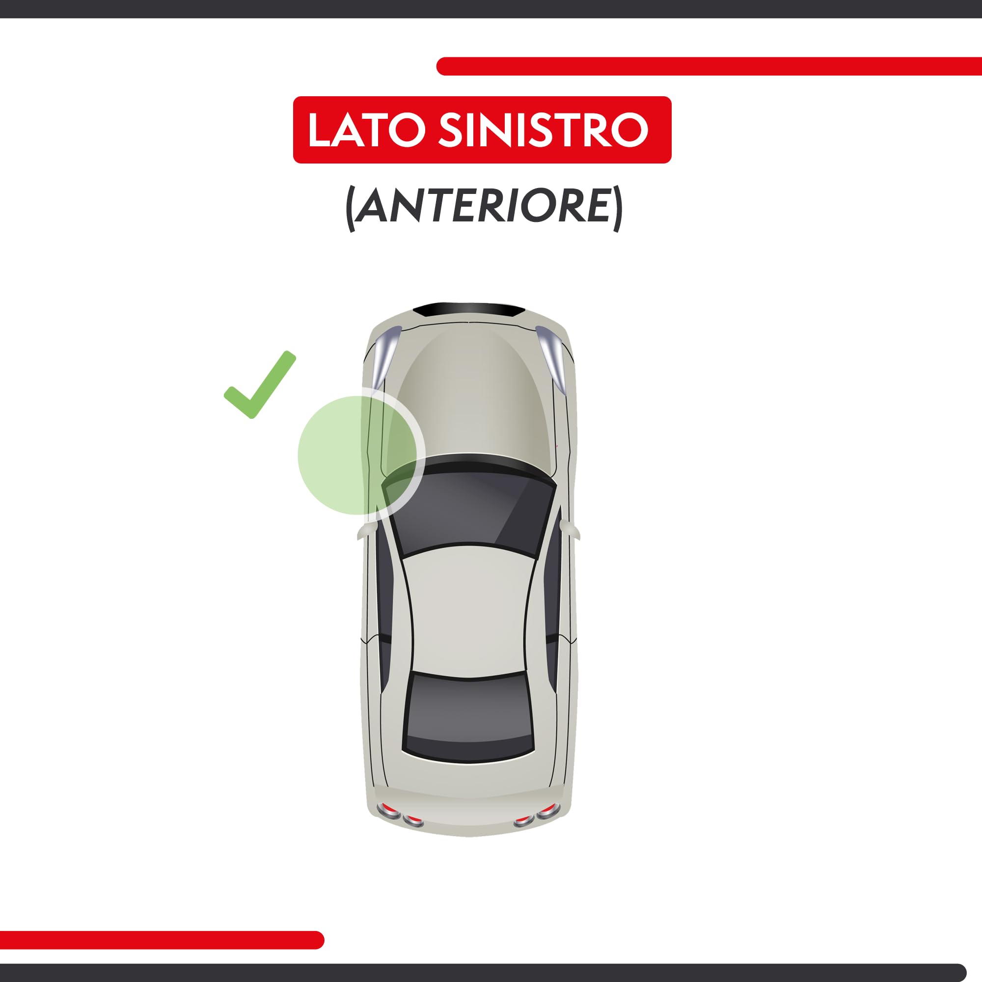 Polcar Motore alzacristallo Anteriore per Fiat Doblò 2001-2005, Sinistro