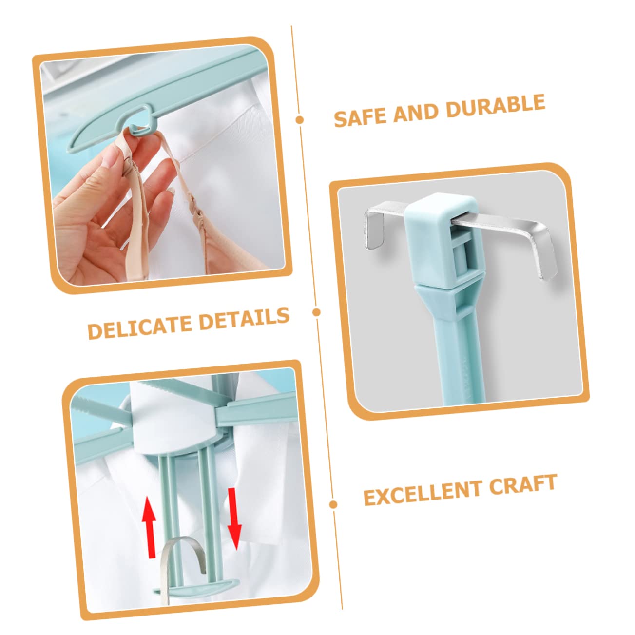 Folding Hanger Hangers Portable Clothes Rack Clothes Drying Rack Socks Drying Rack Drying Rack Clothes Hanger with Travel Accessories Folding Coat Hanger Portable Hanger VILLFUL