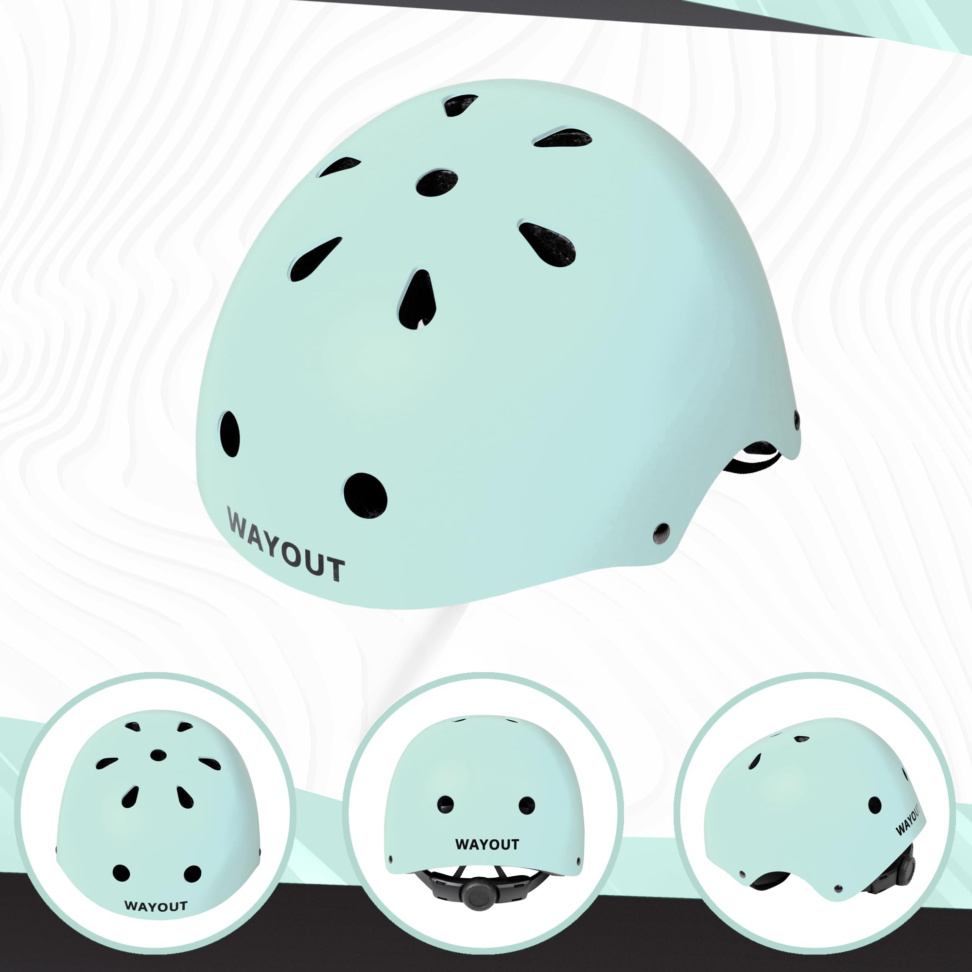 Wayout Sports - Casco Deportivo Unisex - Niños, Jóvenes y Adultos — view 4