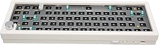 キーボードキット ホットスワップ可能 67 キー 5.0 接続タイプ C 有線 3 モード DIY メカニカルキーボードキット Office for (白), VD1SS