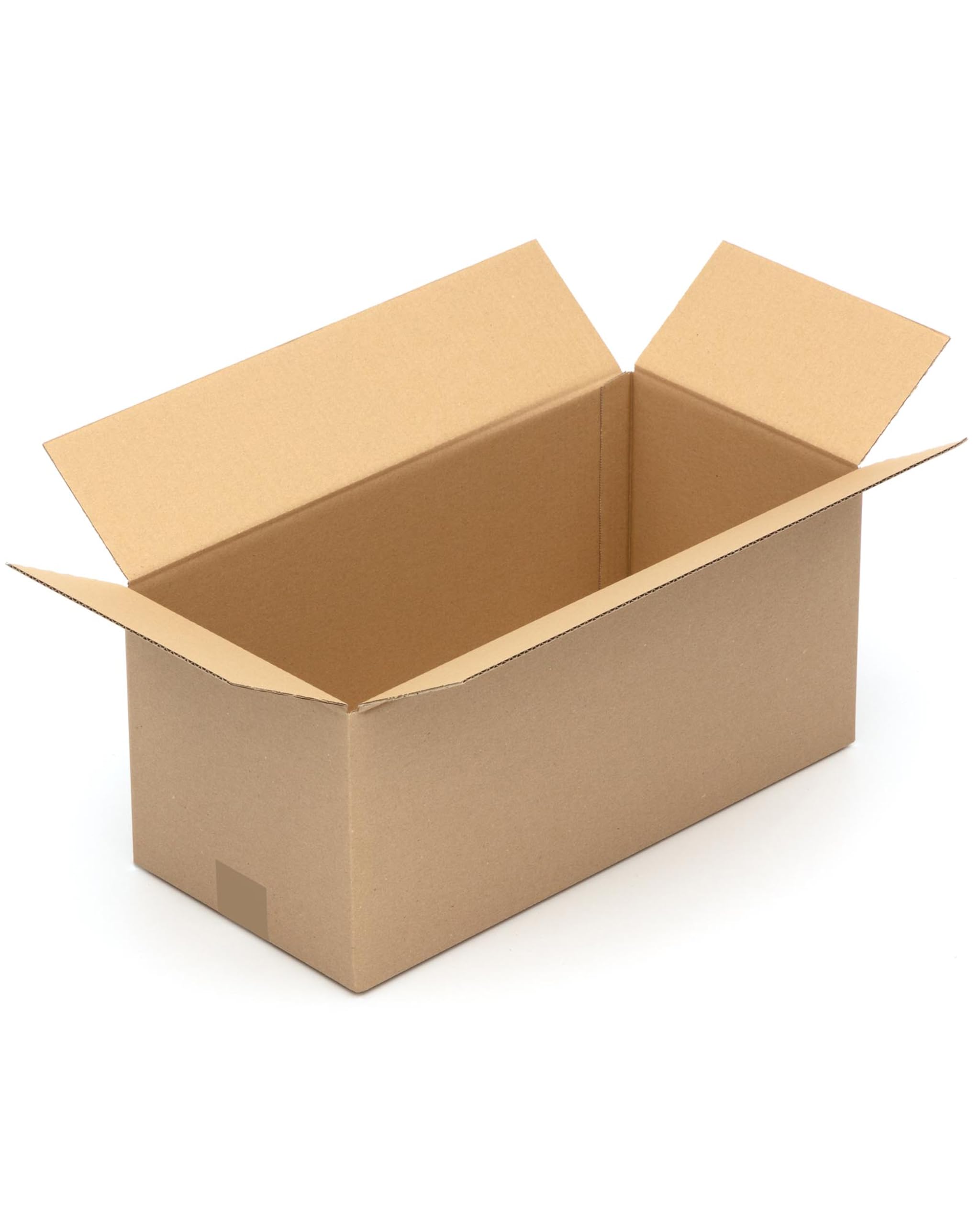 KK Verpackungen Versandkartons 460 x 220 x 200 mm Braun 1-wellig (Außenmaß 465 x 225 x 210 mm) | 100 Stück, Faltkartons Kartons geeignet für Versand als DHL Paket DPD Hermes GLS Paketklasse M (KK32)
