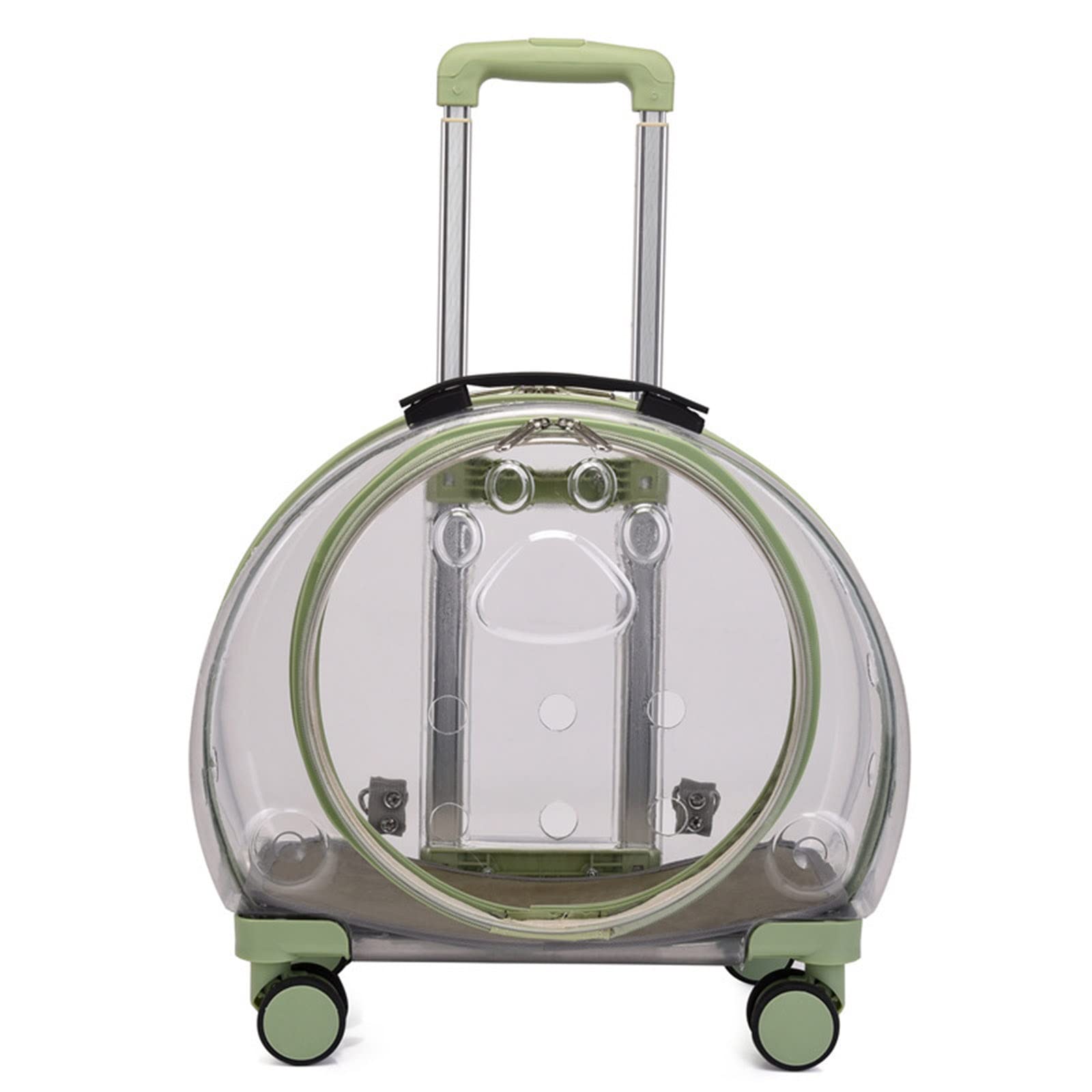 Mochila para Gatos: transportador Transparente para Gatos con Ruedas, Mochilas para Mascotas con Ruedas, Mochila Transpirable para Viajes de Mascotas, Mochila Transparente para gat