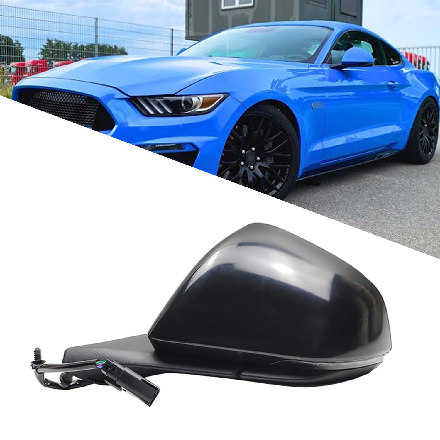 Amazon.com: Side View Mirror Fit for 2015-2021 Ford Mustang Driver