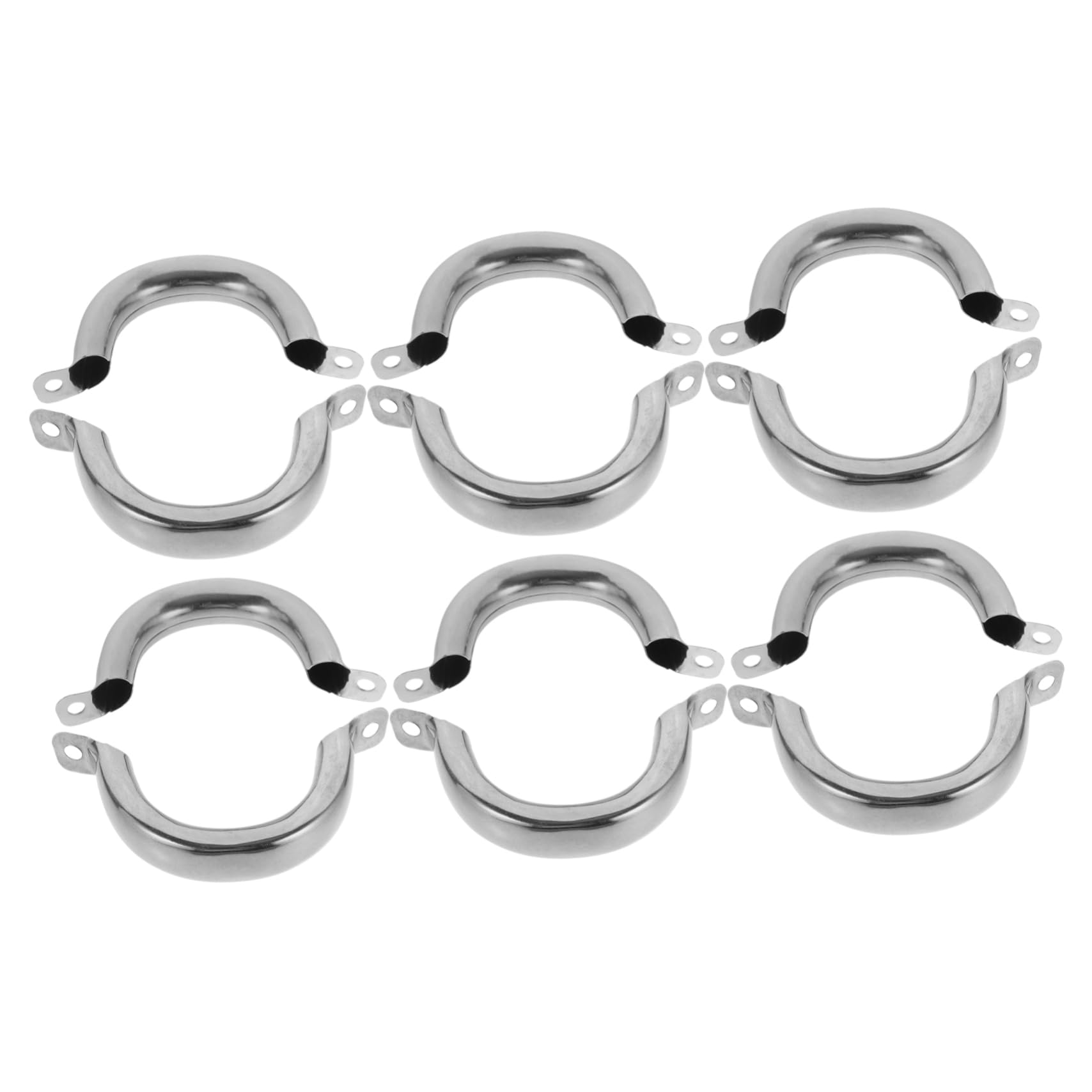 Set 12 Manici Laterali Per Pentole In Acciaio Inox – Antiscottatura, Sostituzione Per Padelle E Pentole, Misura 10x4.6x1.5 Cm