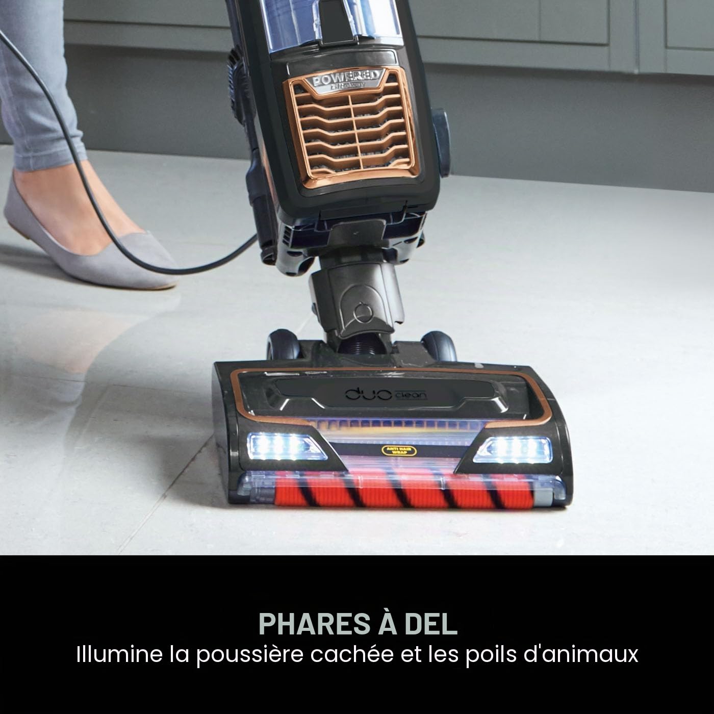 Shark NZ850UK Aspirateur Noir/Cuivre