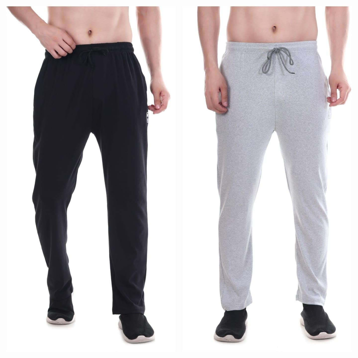 Men’s Soft Cotton Blend Joggers with Relaxed Fit, Mid Rise Waist, Side Pockets for Essentials, Great for Casual Wear, Fitness, Running, and Home Lounge-picture-38