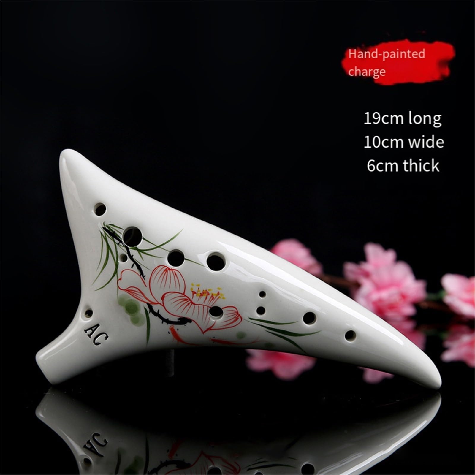 Ocarina Ocarina Afinada En C Alto De 12 Hoyos Afinada En CA Para Principiantes En Escuelas Y Tiendas De Pianos(Style 2)