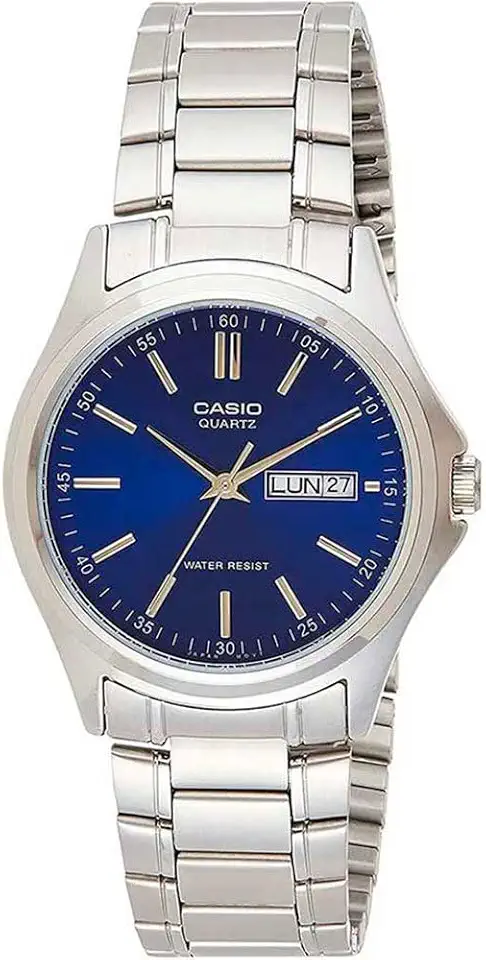 Casio #MTP1239D-2A Men's Metal Fashion Analog Day Date Watch