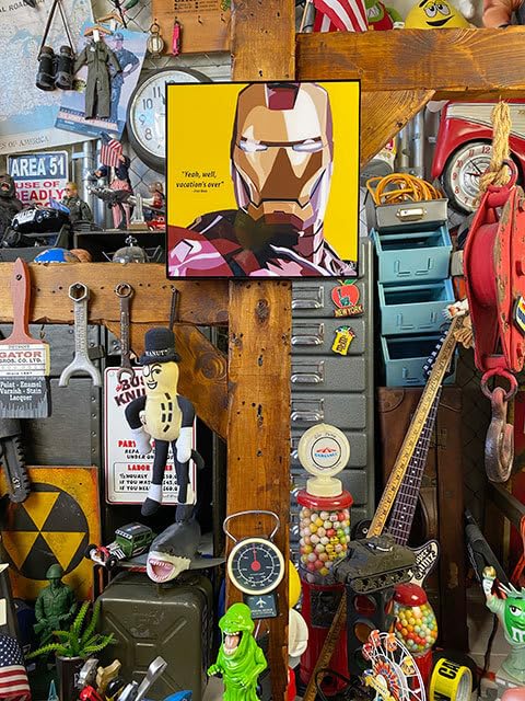 Amazon.co.jp: アイアンマン ポップアートフレーム （YEAH,WELL