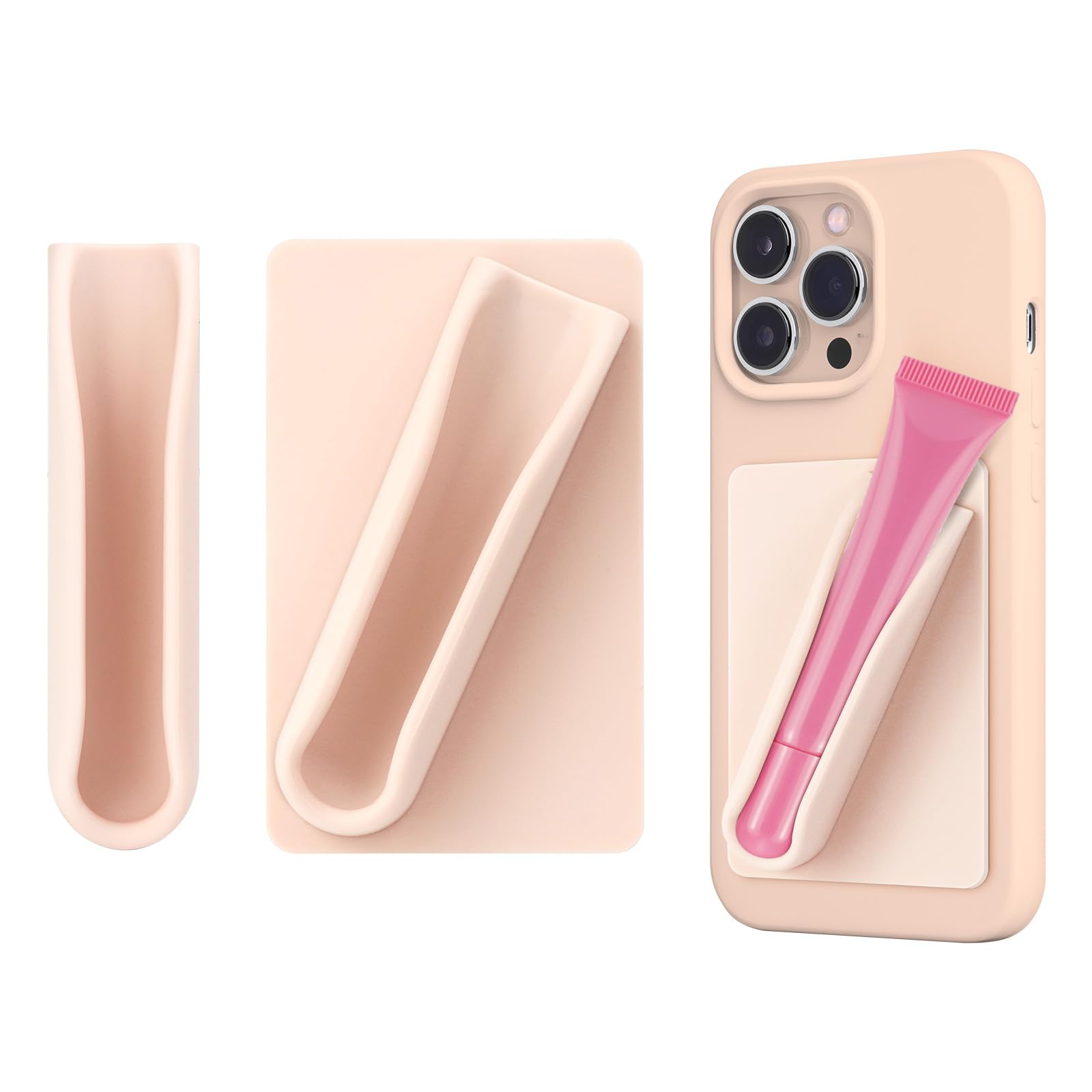 Nboocup Pack Silicone Lip Balm Holder Chapstick Holder Cell - Main Image