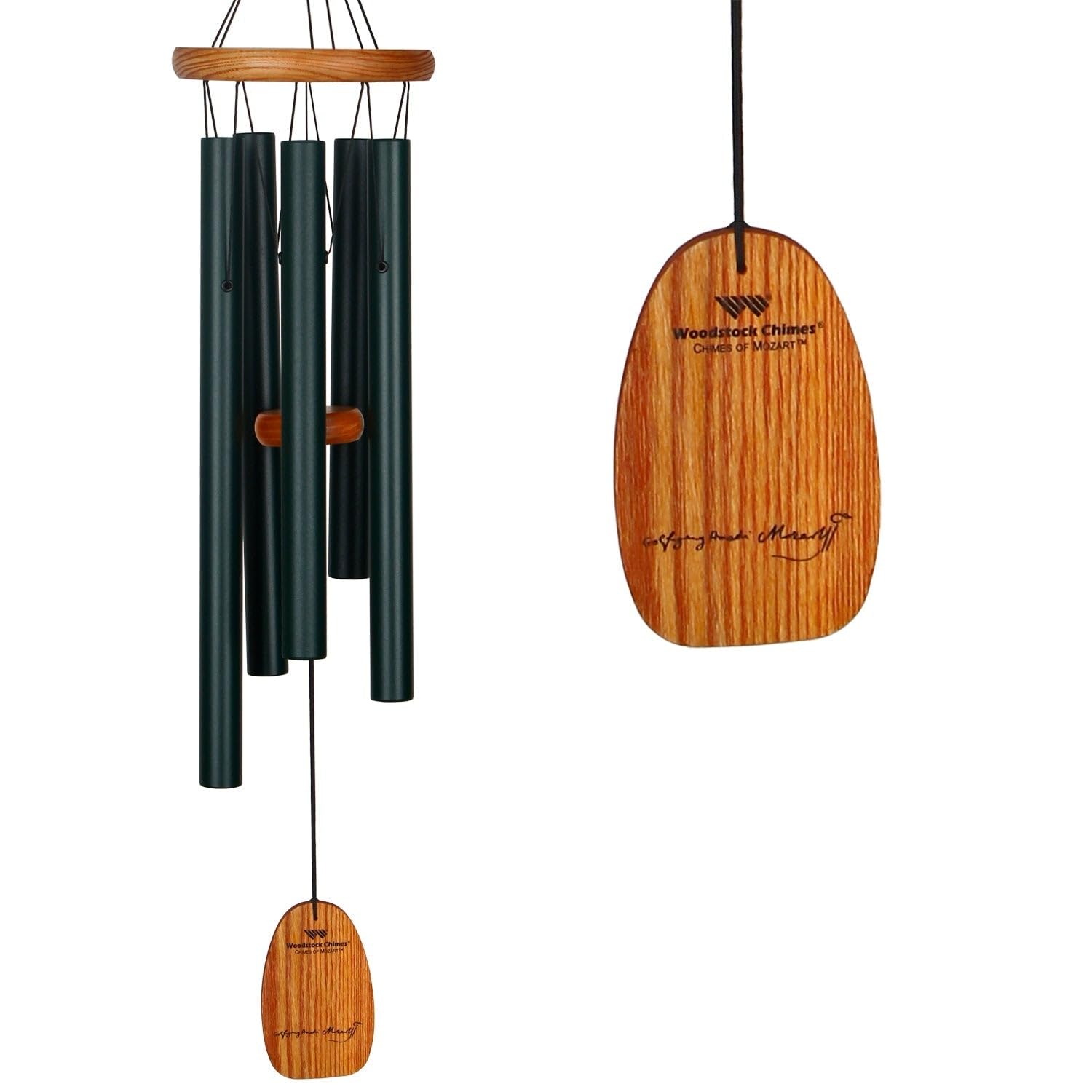 Woodstock Windspiel Mozart, Grün, 63,5 cm