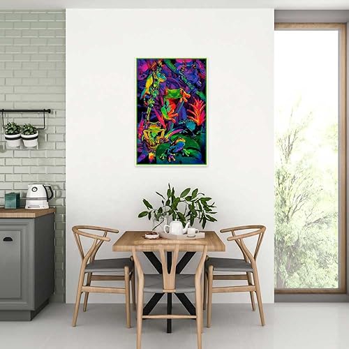 Miniatura 5 de Studio B Tree Frogs - Póster de luz negra no flocada, 24 x 36, 24 x 36