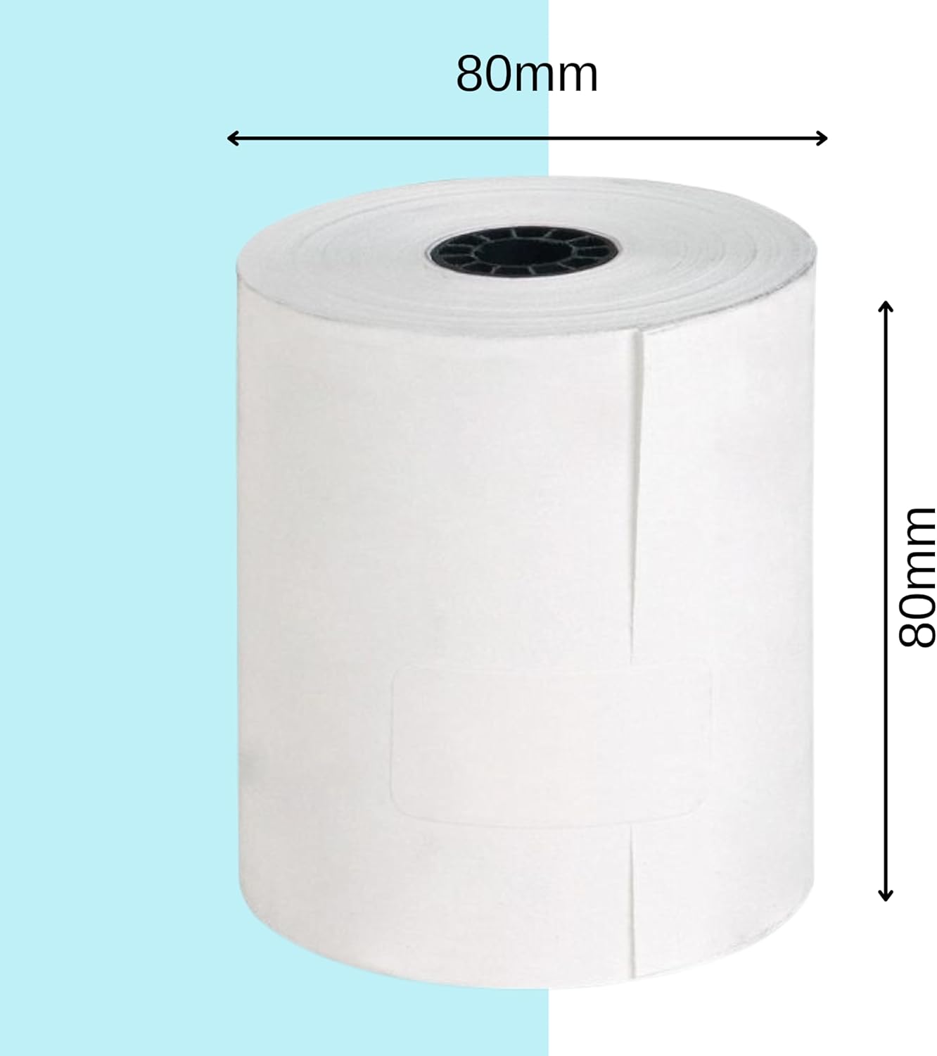 40 Rolls of Premium 80 x 80mm Thermal Paper Till Receipt Roll; for EPOS POS Terminal, Cash Register, Till Machine, EPOS Printer; Epson Citizen Toshiba Star Bixolon TH243 CBM232 CBM233 CBM253 TM-T88V