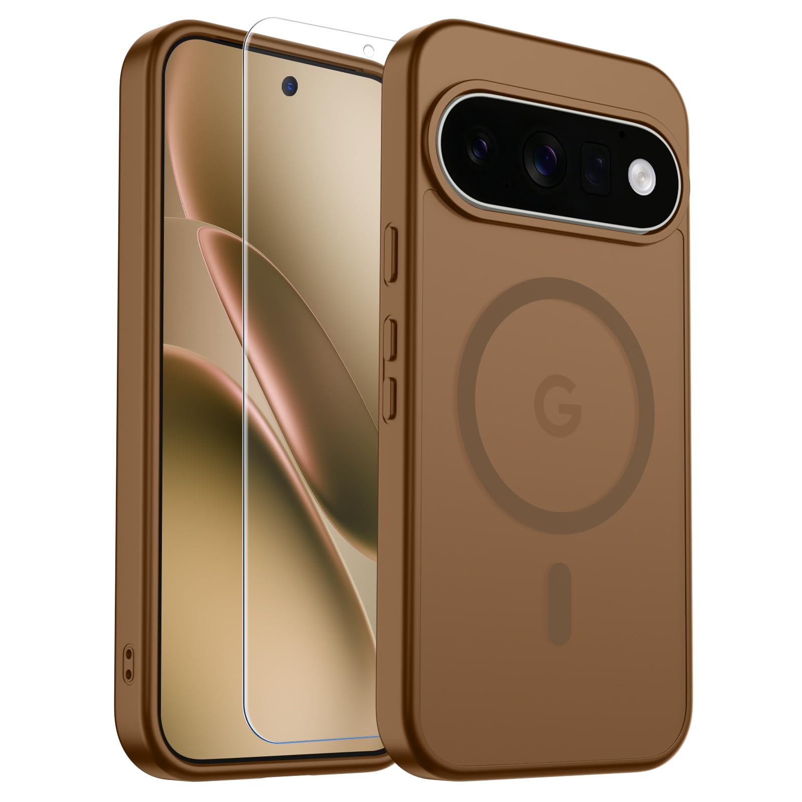 SUPFINE Magnetic for Google Pixel 11 Pro Case - Brown