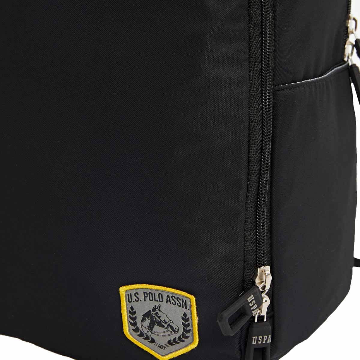 U.S. POLO ASSN. US Armalı Siyah Sırt Çantası PLÇAN23239