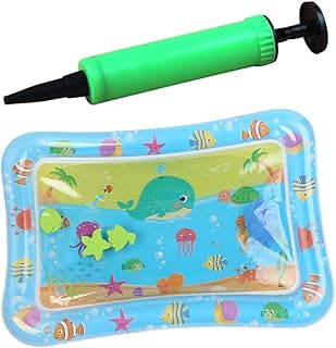 SAFIGLE Almofada De Gelo Inflável Para Crianças 2 Unidades Brinquedos Oceânicos Brinquedo Inflável Tapete De Tempo De Barriga Almofada De Água Inflável De Verão Almofada De Água