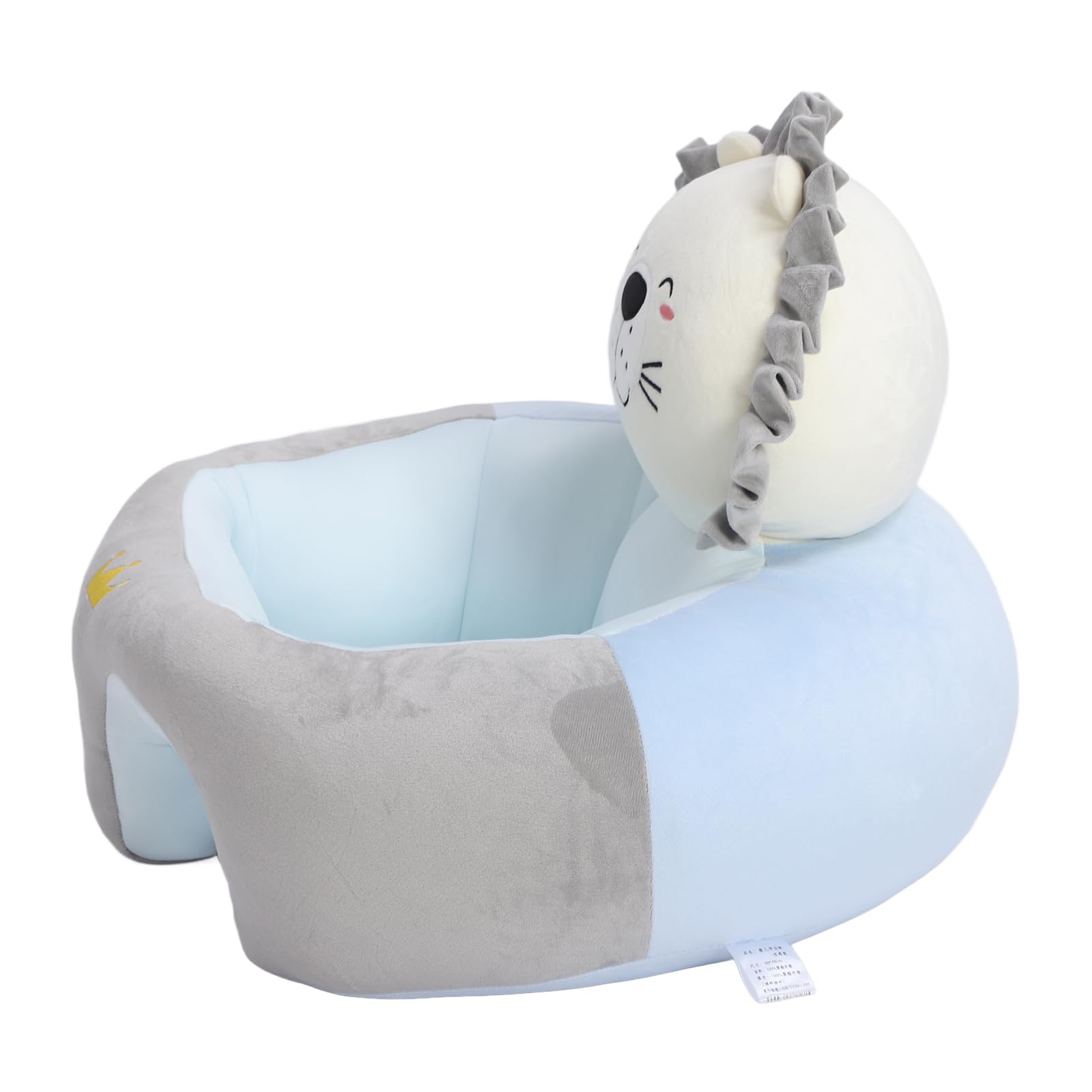 Fdit Silla de Asiento de Apoyo para bebé, sofá de Aprendizaje de Animales de Dibujos Animados, Cómodo y Suave, Material Súper Suave (Estilo 2)