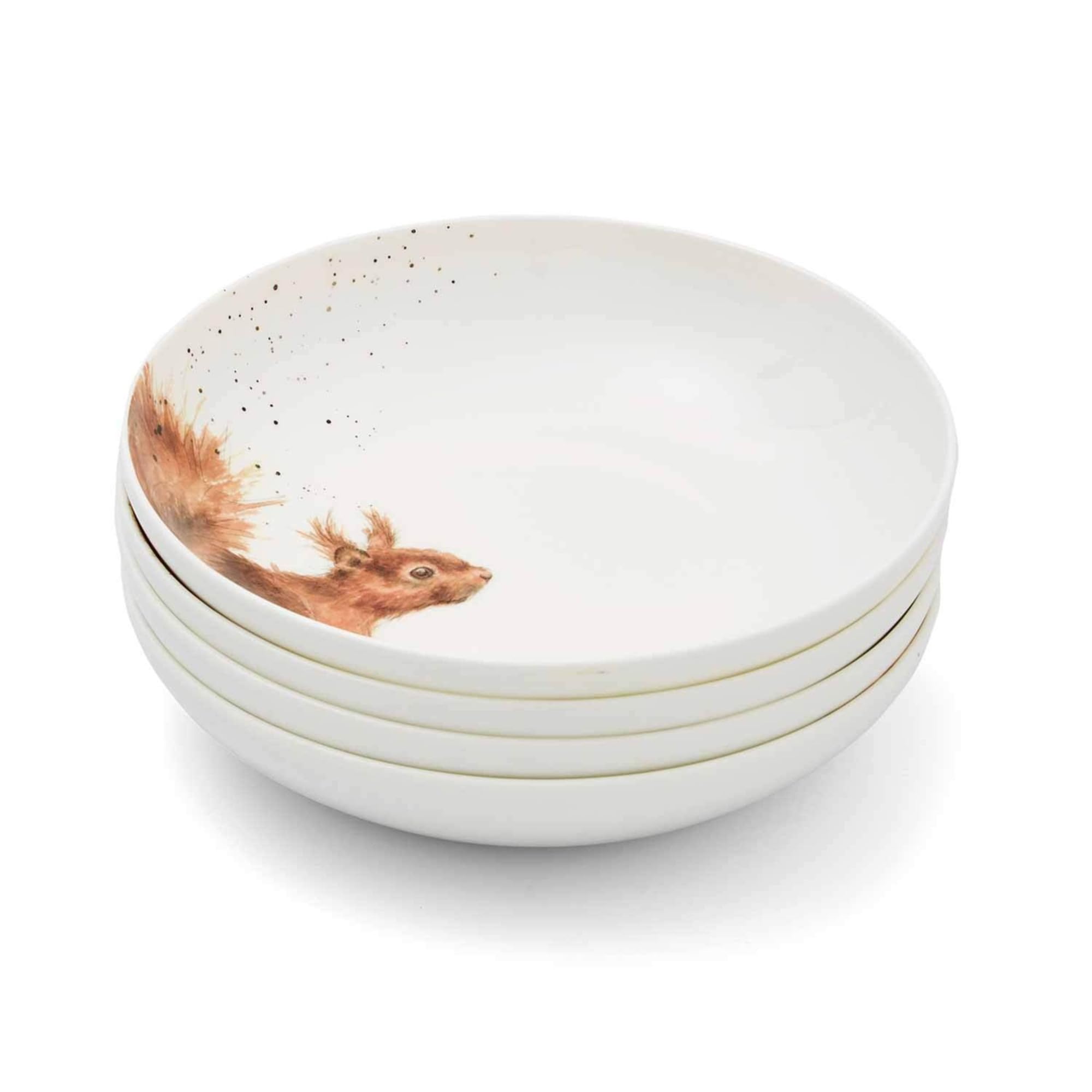Wrendale Designs Royal Worcester Set mit 4 Schalen, 15,2 cm, 4 Stück