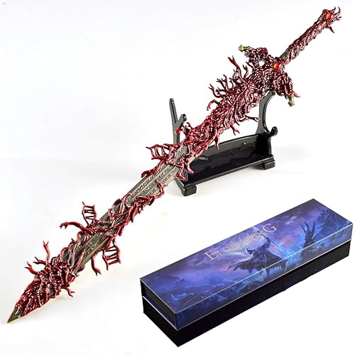 Superbuybox Game Elden Ring DLC Nightreign 12''30cm Blasphemous Blade Greatsword Giftbox Martial Arts Game Collection Gift Desk Decor w/Display Stand