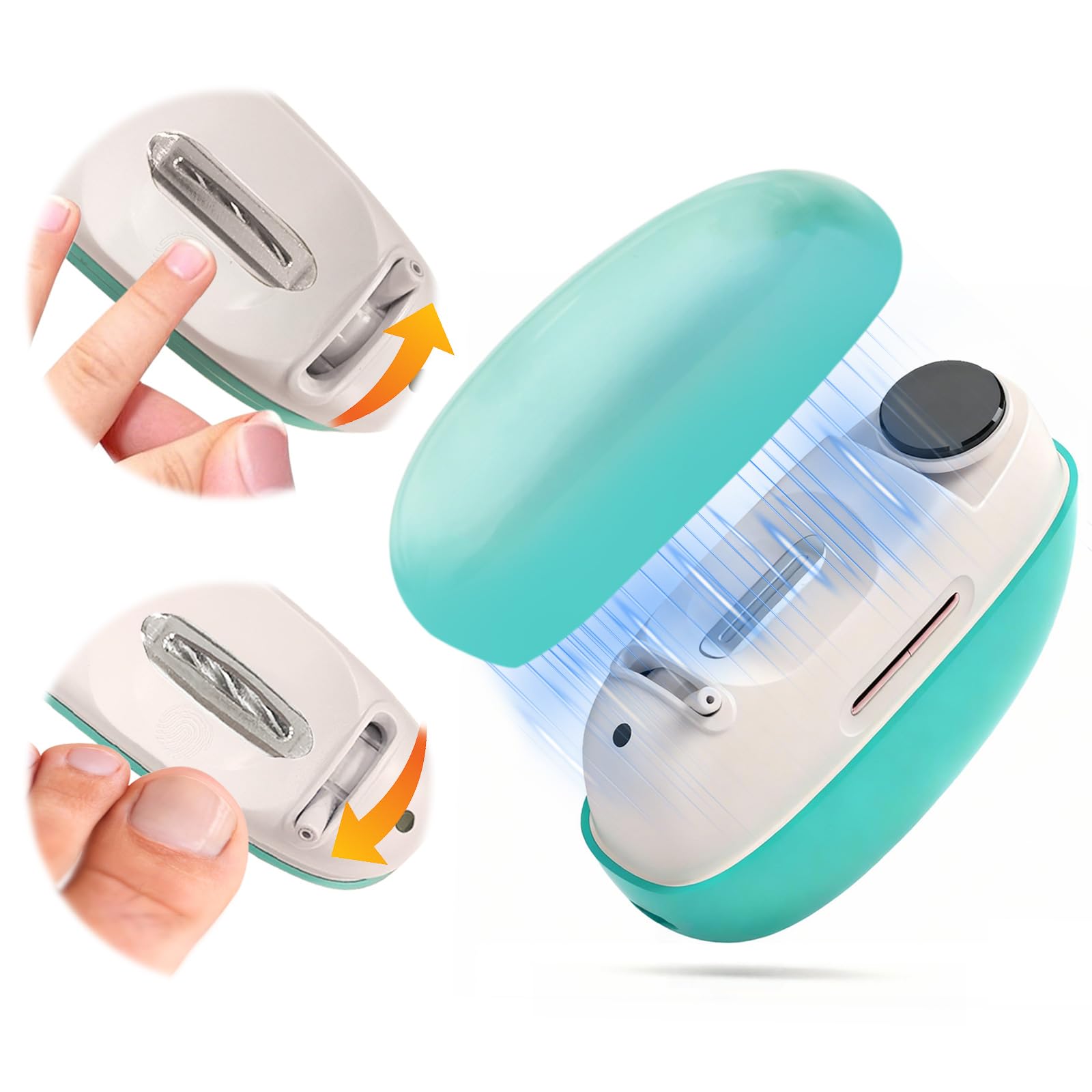 Electric Nail Clipper Adjustable Blade Opening for Thick Nails Electric Nail Clippers for Seniors Adults Baby Electric Nail