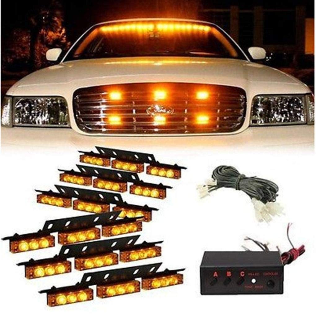 Buy 54 LED Top Roof Mini Bar Strobe Light High Intensity Law Emergency