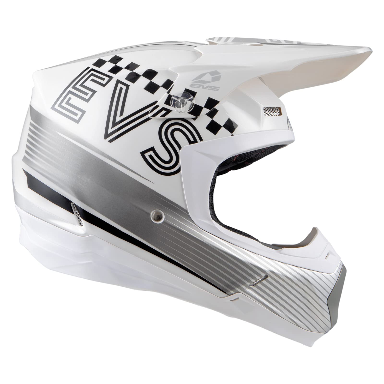 HJC i10 Solid Natural Motorcycle Helmet, DOT Approved (White, Small)