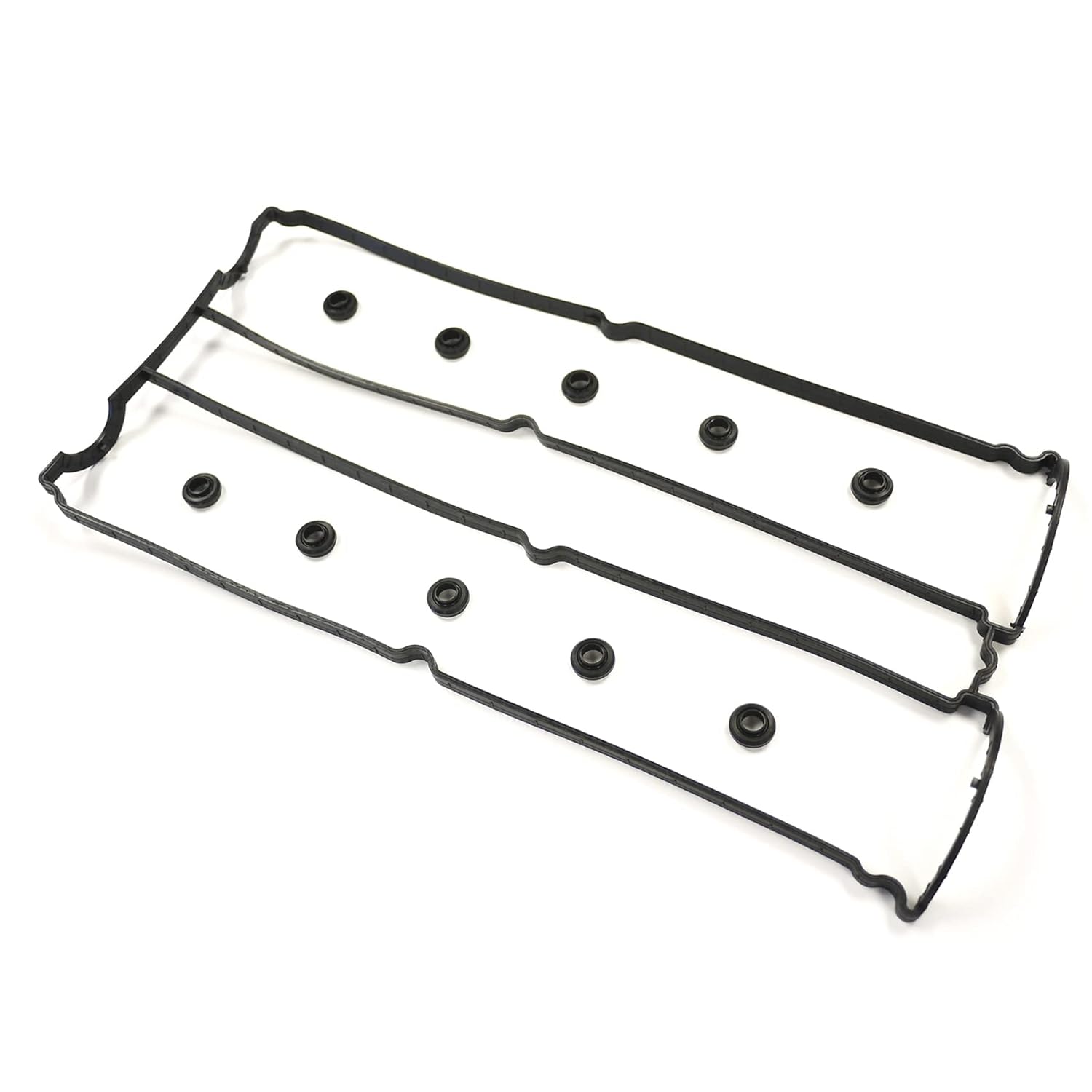 Engine Valve Cover Gasket with Grommets Compatible with Ford & Mazda Model Escape & Focus & Tribute with Engine Base 2.0L L4 1989cc (Replacement# VS50553R, 713433300) - EVS50553RG