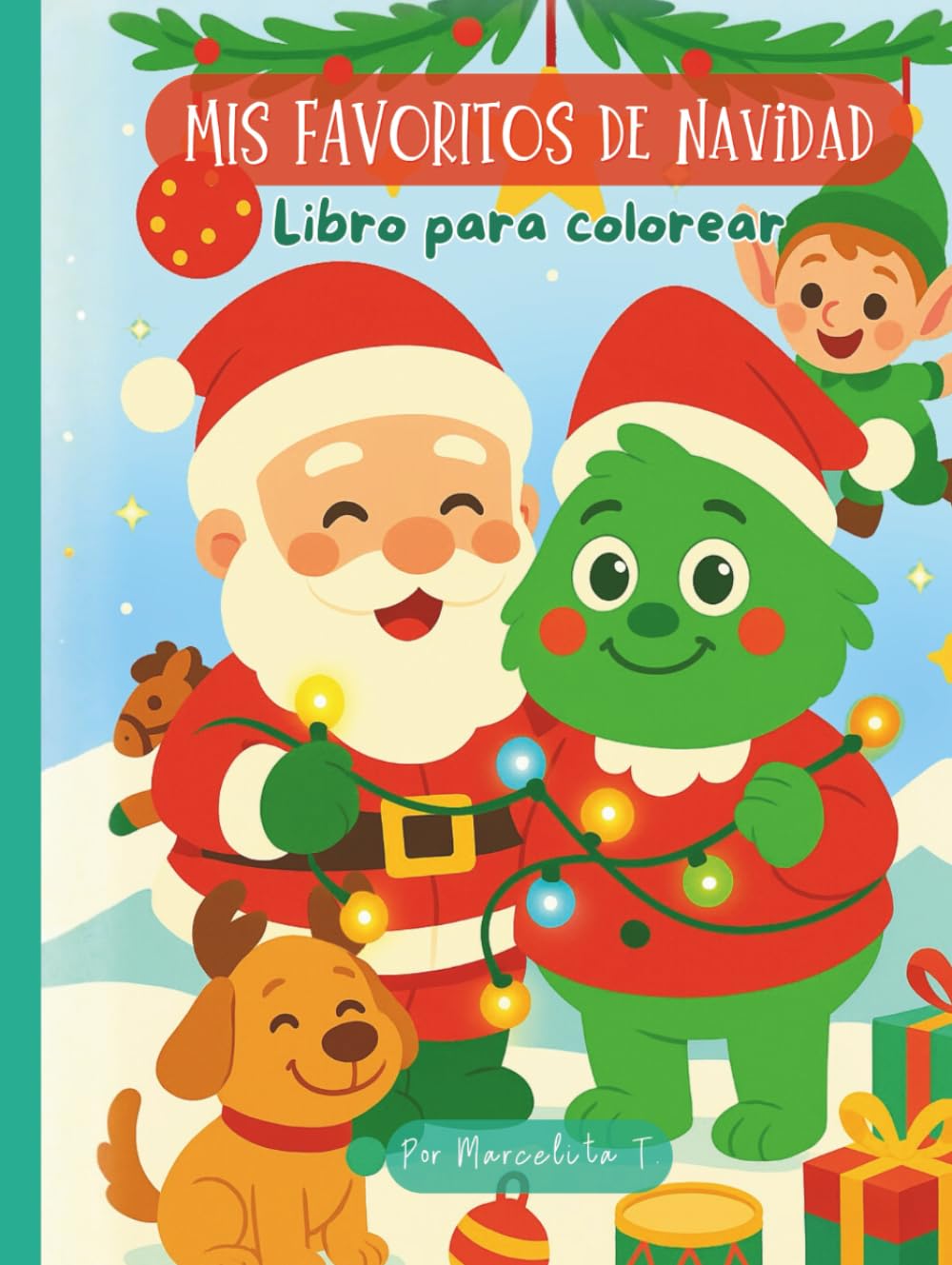 MIS FAVORITOS DE NAVIDAD: Libro para colorear