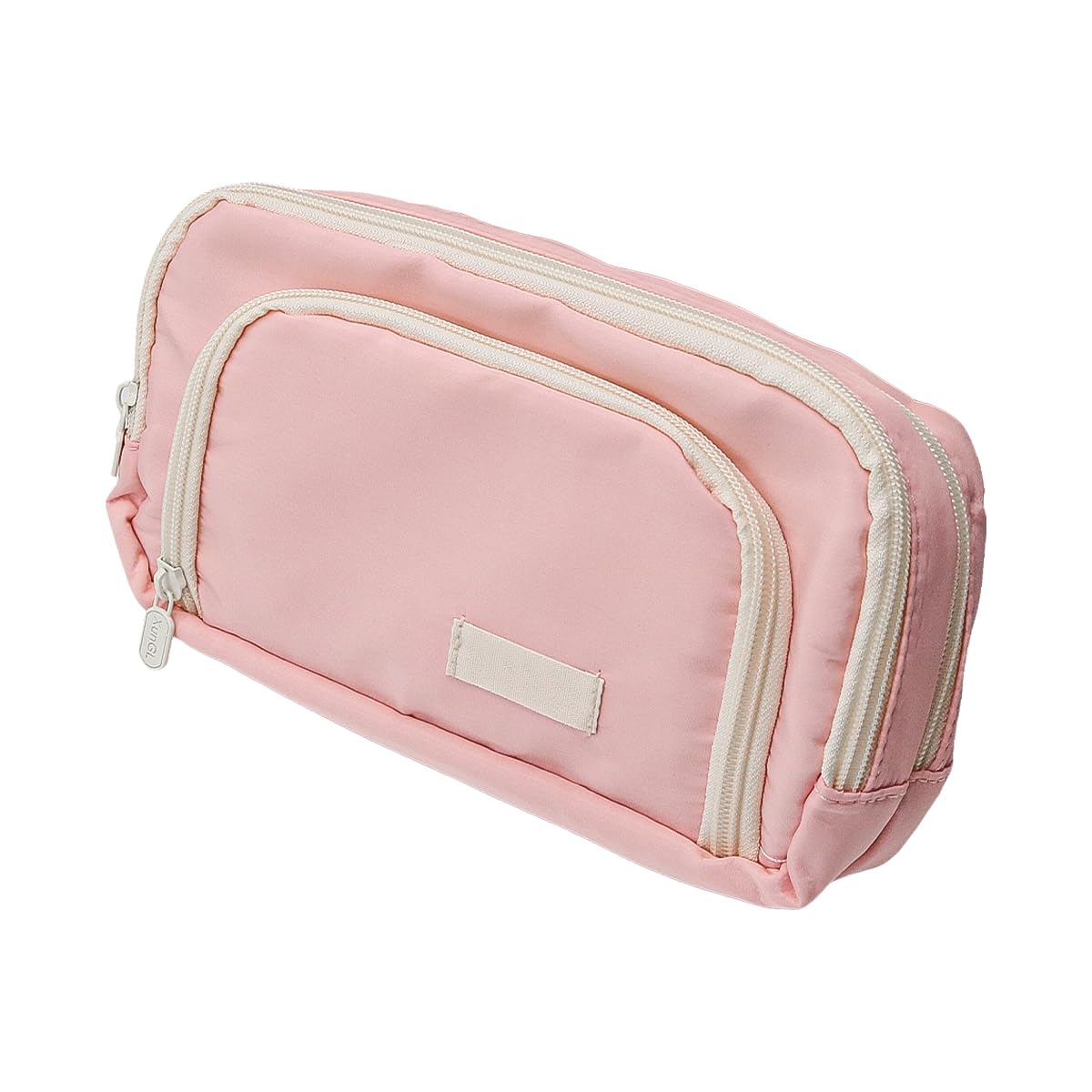 NUZAMAS Large Capacity Pencil Cases 3 Compartment Pencil Case Pencil Pouch Portable Pencil case with Handle Stationery Organizer with Zipper for College School Office Pink