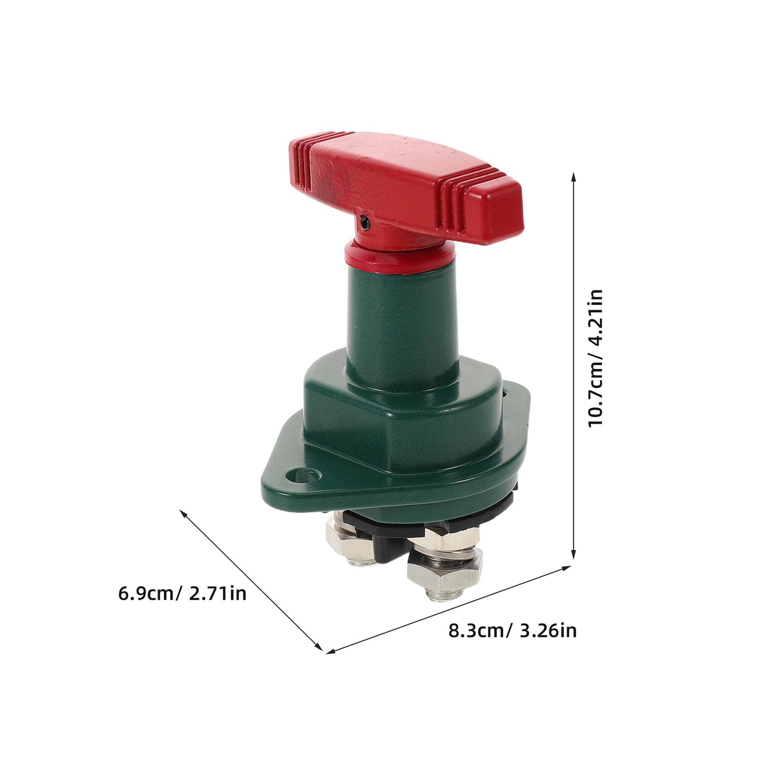 ORFOFE Interruttore di Spegnimento 12-24v per Batteria Auto, Dispositivo di Interruzione Alimentazione da 300a per Camper, Barche e Yacht, Interruttore di Protezione Motore per Uso