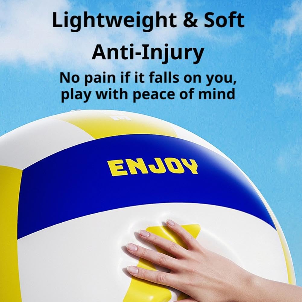 Pallone da spiaggia gonfiabile gigante, 99 cm, in PVC extra spesso, per bambini e adulti, pallone da calcio galleggiante per parco acquatico all'aperto, campeggio, cortile e giochi di squadra