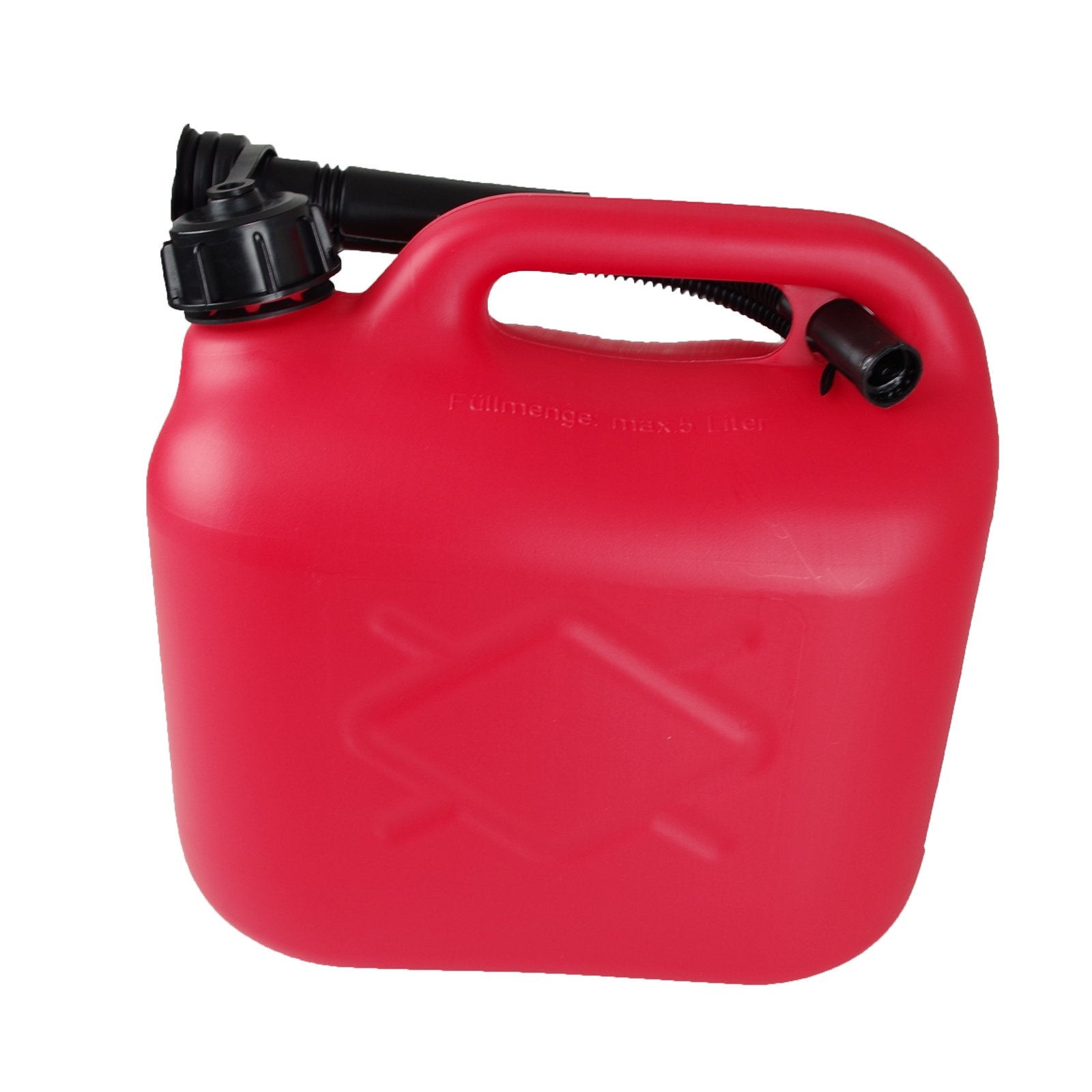Jerrican Essence 10L Avec Bec Verseur - Bidon étanche Pour Essence Et Diesel, Fabrication UE, Rouge