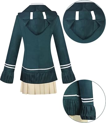 CR ROLECOS Enoshima Shion Cosplay Kirigiri Kyoko Cosplay Nanami Chiaki Ceres Nagito Komaeda Hiyoko Saionji Toko Fukawa Mikan Hifumi Iruma Miu Nagito Komaeda Cosplay Outfit School Uniform Costume