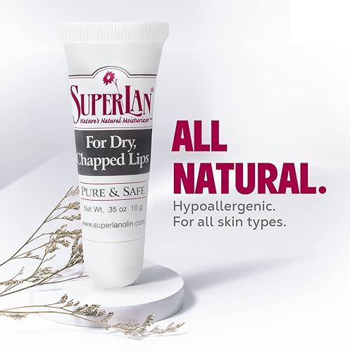 Miniatura 7 de Bálsamo labial orgánico - Aceite puro de lanolina y jojoba para hidratar, reparar y proteger los labios secos y agrietados