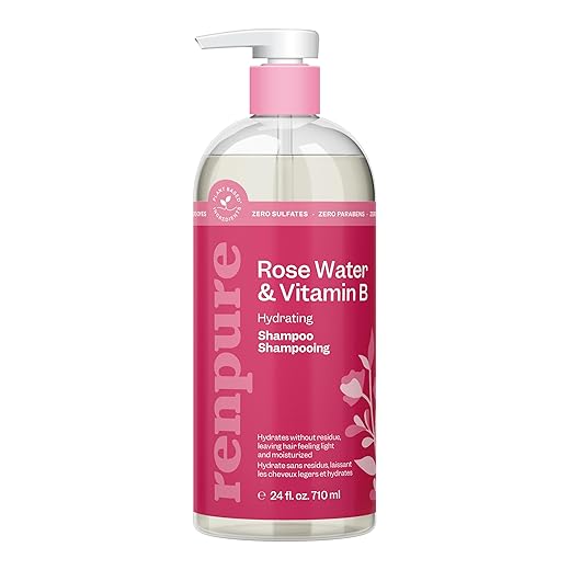 RENPURE Rose Hydrating Plant-Based Shampoo