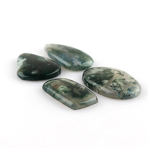 Vista 31 de (5 piezas) piedra preciosa natural de jaspe de sangre, cabujón suelto al por mayor, fabricación de joyas de bricolaje, envoltura de alambre, Lapis