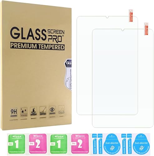 Miniatura 2 de Suppeak Paquete de 2 protectores de pantalla de vidrio templado compatibles con Samsung Galaxy Tab S6 Lite 20222020 de 10.4 pulgadas, HD,