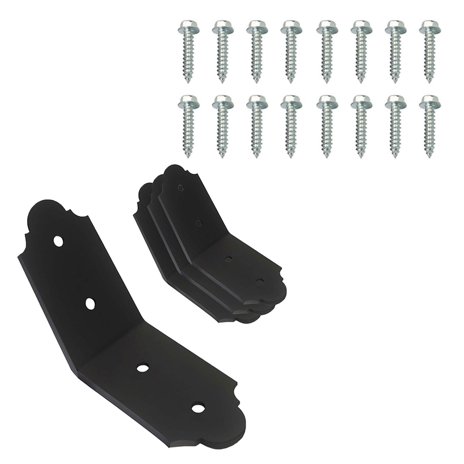 Kalttoy Multicolor Of 4 Strong Stands Corner Mounting Bracket With 135 Degree Angles Simple Install For Woodworking Hardware