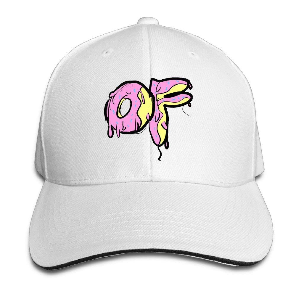 zhouzhouMayDay Odd of Future Outdoor Sandwich Hat Black White